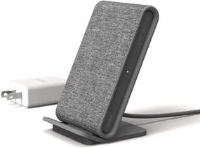 img 4 attached to 🔌 iOttie Ion Wireless Fast Charging Stand: Qi-Certified Charger for iPhone XS Max, iPhone XR, iPhone 8 Plus, Samsung S9, Note 9 - 7.5W for Apple, 10W for Samsung - Includes USB C Cable & AC Adapter - Ash