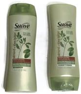 revitalizing haircare duo: suave professionals almond and 💆 shea butter shampoo and conditioner set - 12.6 oz ea. logo