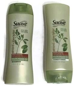 img 3 attached to Revitalizing Haircare Duo: Suave Professionals Almond and 💆 Shea Butter Shampoo and Conditioner Set - 12.6 Oz Ea.