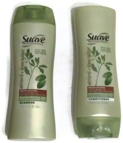 img 2 attached to Revitalizing Haircare Duo: Suave Professionals Almond and 💆 Shea Butter Shampoo and Conditioner Set - 12.6 Oz Ea.