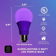 sleeklighting purple light bulb volt: illuminate with unparalleled elegance logo