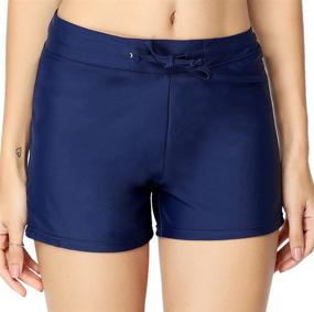 img 4 attached to 👙 HOLYSNOW Women's Clothing: Shorts Protection Tankini Bottoms for Swimsuits & Cover Ups