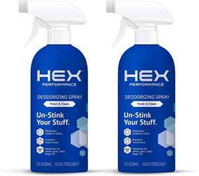 img 4 attached to 👟 HEX Performance Fresh & Clean Deodorizing Spray, 12oz (Pack of 2) - Ideal for Refreshing Shoes, Gear & Workout Mats