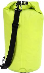 img 3 attached to 🎒 geckobrands Tarpaulin Dry Bag: Waterproof PVC Material, Shoulder Strap included, 3-inch Capacity