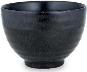 img 1 attached to MatchaDNA Black Handcrafted Matcha Tea Bowl - The Perfect Ceremonial Bowl