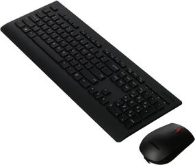 img 3 attached to 💻 Этот комплект с клавиатурой и мышью полного размера обеспечивает премиальное качество с элегантным и стильным дизайном.