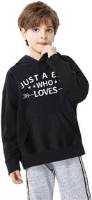 img 2 attached to 🤔 Sarcasm Hoodies: Trendy Graphic Pullovers for Boys' Fashion