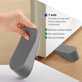 img 2 attached to Crosize Stopper Doorstop Prevent Lock Outs Home Decor