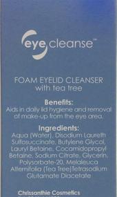 img 1 attached to 🧼 All-in-one Supreme Eye Cleanse Foam: Chrissanthie Eyelid Cleanser with Tea Tree - 80ml for Eyelash Extensions Cleansing and Makeup Removal