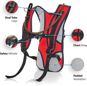 img 2 attached to 💦 Hydration Pack Backpack with 2L Water Bladder - Water Buffalo Water Backpack