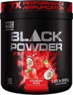 mri black powder pre workout explosive sports nutrition logo