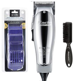 img 4 attached to 💇 Andis Professional Fade Master Hair Clipper: Adjustable Fade Blade + Master Dual Magnet 5-Comb Set + BeauWis Blade Brush - Superior Haircutting Experience!