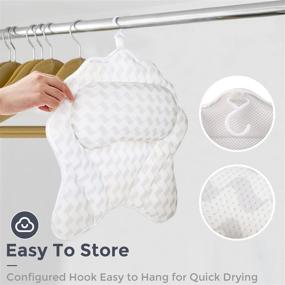 img 1 attached to Ultimate Comfort: Bath Pillow with Luxury Neck Support for Relaxing Tub Shower Experience