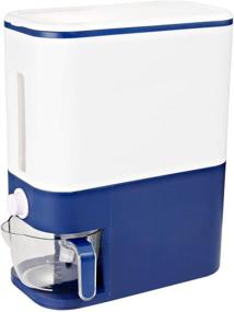 img 4 attached to 🍚 22.5 Lbs Rice Dispenser with Airtight Lid - Large Food Storage Container, Moisture-Proof Household Bucket for Kitchen - BBG