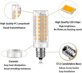 img 2 attached to 💡 E12 LED Bulb Dimmable 7W C7 Bulb | Equivalent to E12 Halogen Bulb 60W