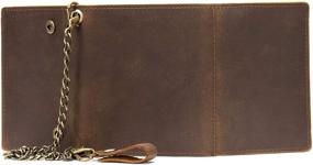 img 3 attached to 💼 Genuine Leather Trifold Wallet: Ultimate Protection for Men's Wallets, Card Cases & Money Organizers