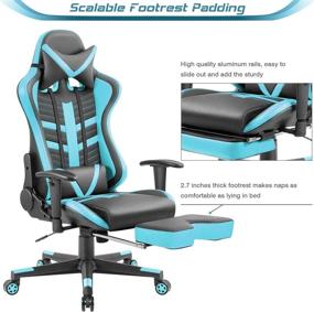 img 3 attached to Кресло с подставкой для ног Homall Executive Desk
