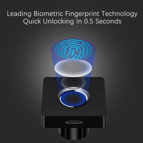 img 3 attached to 🔐 Advanced Fingerprint Lock for Cabinets: Biometric Electronic Door Lock Kit with USB Rechargeable Keyless Entry – Ideal for Home & Office