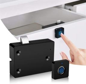 img 4 attached to 🔐 Advanced Fingerprint Lock for Cabinets: Biometric Electronic Door Lock Kit with USB Rechargeable Keyless Entry – Ideal for Home & Office