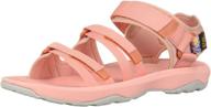 👡 teva hurricane sandal apricot medium girls' shoes: a trendy and reliable footwear pick logo