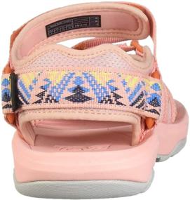 img 2 attached to 👡 Teva Hurricane Sandal Apricot Medium Girls' Shoes: A Trendy and Reliable Footwear Pick