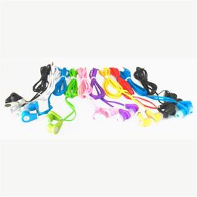 img 1 attached to 🎧 SeattleTech Wholesale Pack of 10 New 3.5mm Colors Simple in-Ear Earphones Headphones Ear-Buds - Mixed Colors at Affordable Prices