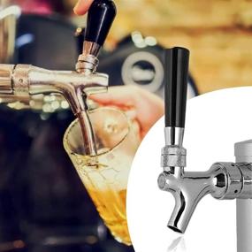 img 2 attached to 🍺 LUCKEG Single Tap Stainless Steel Beer Tower - 3 inch Draft Beer Tap with Single Faucet for Home Brewing [Product Review & Guide]