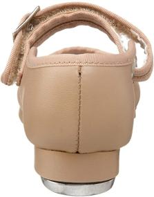 img 2 attached to Capezio Girls 3800 Mary Jane Tap Shoe in Caramel - Size 11.5 M Toddlers