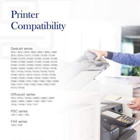 img 2 attached to 🖨️ Valuetoner Remanufactured Ink Cartridge Set for HP 21 C9351AN & 22 C9352AN - Compatible with DESKJET F4180 F2210 D1560, OFFICEJET 4315 J3640, FAX 3180, PSC 1401 Printer - 2 Black, 1 Tri-Color, 3 Pack