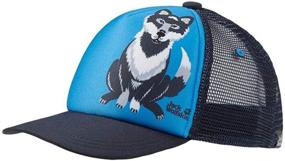 img 2 attached to 🧢 Functional and Fun: Jack Wolfskin Kids' Animal Mesh Cap for Adventure-Ready Children