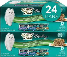 img 3 attached to 🐱 Purina Fancy Feast Gravy Wet Cat Food Variety Pack: Medleys Primavera Collection (24 Cans, 2 Packs) - Irresistible Cat Delights!