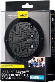 img 2 attached to Jabra Speak 410 Corded Speakerphone: Portable USB Speaker with Excellent Sound Quality for Easy Softphone Meetings Anywhere