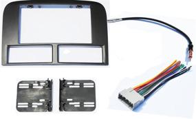 img 3 attached to Enhance Your Jeep Grand Cherokee WJ 2002-2004 with this Double Din Aftermarket Stereo Navigation Bezel Radio Install Kit