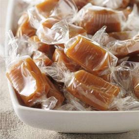 img 3 attached to 🍬 Nougat Wrappers - Caramel - Candy Cellophane Wrapping Paper, 500 Sheets + 5 Packing Bags (3.5x3 inches)