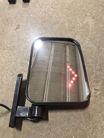 img 2 attached to 🚦 Maverick Advantage: Enhanced Golf Cart Mirrors with Integrated Turn Signals and LED Side View Function