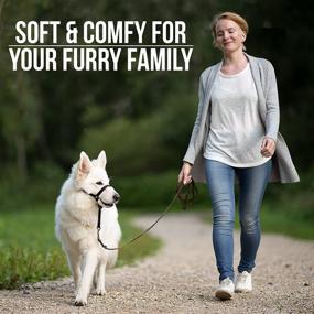 img 3 attached to 🐾 Durable Dog Head Collar: Prevents Pulling, Provides Soft & Comfortable Control, with Ultra-Secure Seatbelt Material for Safe Walking