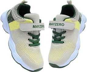 img 3 attached to Breathable Kids Tennis Shoes - Fashionable and Comfortable Running Shoes, Walking Shoes, Sneakers for Boys and Girls | MAYZERO