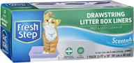 🐱 fresh step drawstring cat litter box liners, scented and unscented - 7 count cat liner bags logo