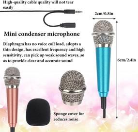 img 3 attached to Microphone Omnidirectional Recording Portable Chatting Accessories & Supplies
