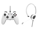 wired controller chat headset bundle for xbox one - white (xbox one) logo