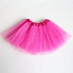 img 3 attached to 👸 Rysly Sparkle Princess Ballet Layered Girls' Clothing: Twinkle & Dance in Style!