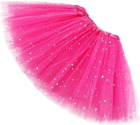 img 4 attached to 👸 Rysly Sparkle Princess Ballet Layered Girls' Clothing: Twinkle & Dance in Style!