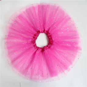 img 1 attached to 👸 Rysly Sparkle Princess Ballet Layered Girls' Clothing: Twinkle & Dance in Style!