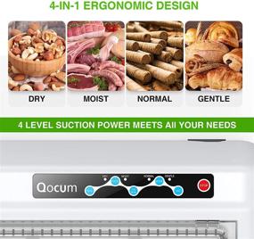 img 1 attached to 🔒 Qocum Vacuum Sealer Machine: Efficient Food Preservation with 12 Precut Bags, Sous-Vide Compatibility, and Safety Certification