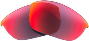 img 4 attached to LenzFlip Polarized Replacement Lenses 🕶️ for Oakley Men's Sunglasses & Eyewear Accessories