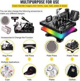 img 2 attached to VEVOR Sublimation Machine Transfer Dual Tube