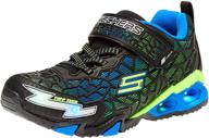 skechers lighs sport lighted sneaker boys' shoes in sneakers logo