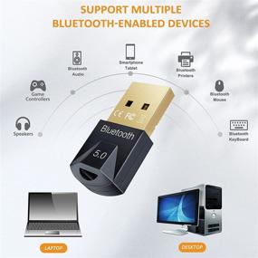 🔌 USB Bluetooth Adapter 5.0 for PC - Win10/8.1/8/7…
