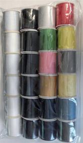img 1 attached to 🧵 Full Size 200 Yards Each: Set of 24 Assorted Spools of Thread