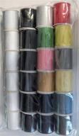 🧵 full size 200 yards each: set of 24 assorted spools of thread logo